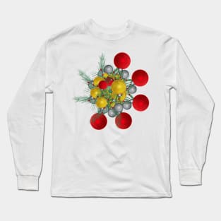 Christmas Tree lights Decorations Long Sleeve T-Shirt